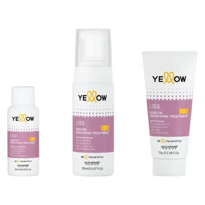 Yellow Liss Keratin Therapy Kit Набір для кератинового випрямлення волосся