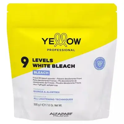 Yellow Bleach 9 Levels Пудра для волосся, що освітлює, до 9-ти тонів