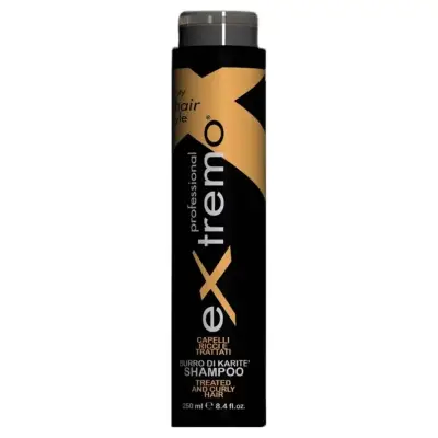 Extremo Treated and Curly Hair Shampoo Шампунь для мелірованого та кучерявого волосся з маслом каріте