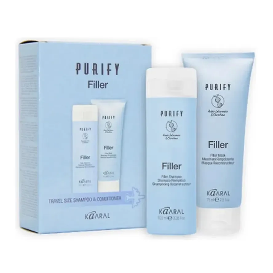 Kaaral Purify Filler Travel Kit Дорожній набір для пошкодженого волосся (шампунь + маска)