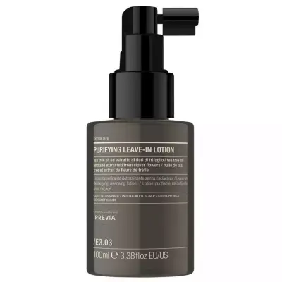 Previa Extra Life Purifying Leave-In Lotion Лосьйон проти лупи з олією чайного дерева