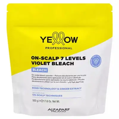 Yellow Scalp Bleach 7 Levels Пудра для волосся і шкіри голови до 7-ти тонів