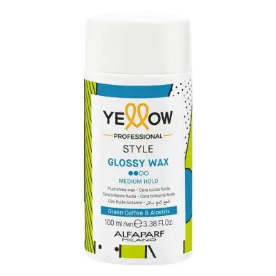 Yellow Style Glossy Wax Medium Hold Рідкий віск із блиском для укладання волосся середньої фіксації