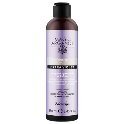 Nook Magic Arganoil Blonde Story No Yellow Shampoo Шампунь для волосся проти жовтизни