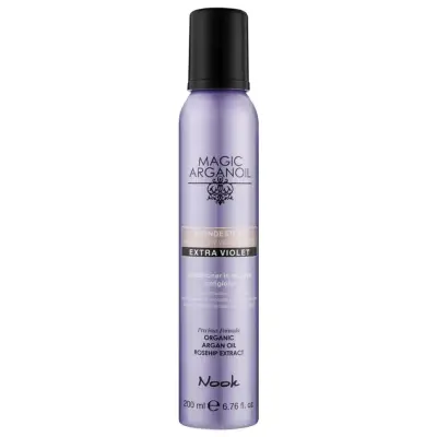Nook Magic Arganoil Blonde Story No Yellow Whip Mousse Мус-кондиціонер для волосся проти жовтизни