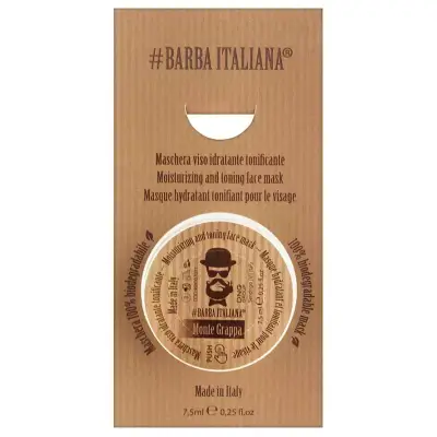 Barba Italiana Monte Grappa Moisturizing And Toning Face Mask Зволожуюча та тонізуюча маска для обличчя