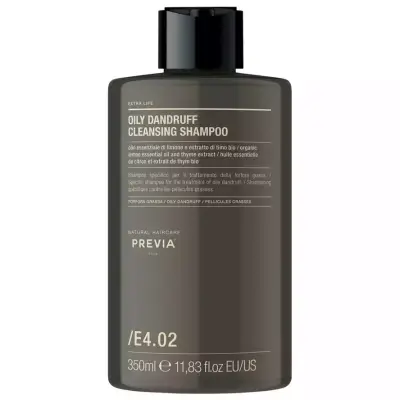 Previa Extra Life Dandruff Oily Cleansing Shampoo Очищувальний шампунь проти жирної лупи