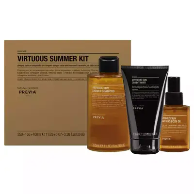 Previa Sun Care Virtuous Summer Kit Набір для літнього догляду за волоссям