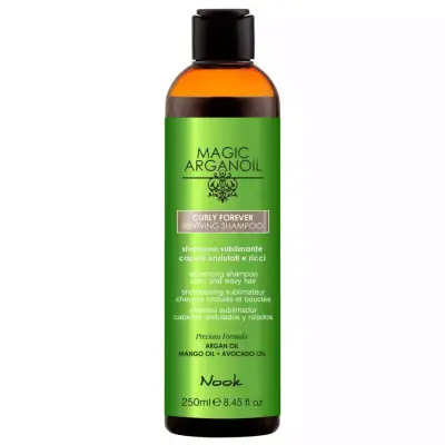 Nook Magic Arganoil Curly Forever Reviving Shampoo Відновлюючий шампунь для хвилястого та кучерявого волосся
