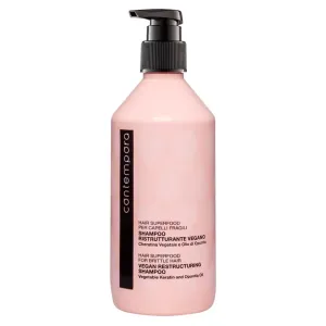 Contempora Hair Superfood For Brittle Hair Vegan Shampoo Шампунь реструктуруючий з рослинним кератином та олією опунції