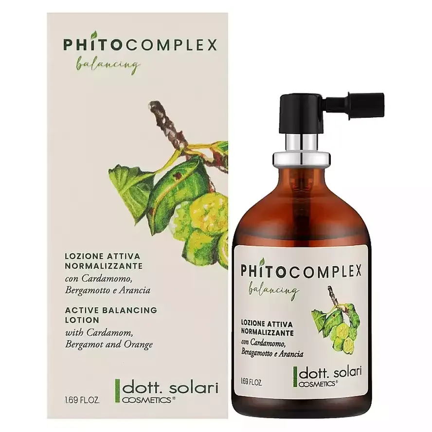 Dott. Solari Phitocomplex Active Balancing Lotion Балансирующий лосьон для волос 50 мл.