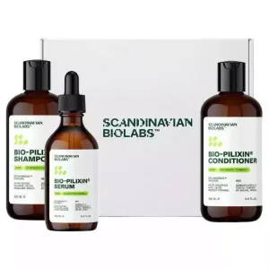 Scandinavian Biolabs Bio-Pilixin Men Set Набір для росту волосся у чоловіків (шампунь+кондиціонер+сироватка)