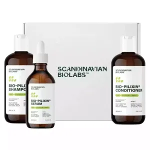 Scandinavian Biolabs Bio-Pilixin Women Set Набір для росту волосся у жінок (шампунь+кондиціонер+сироватка)