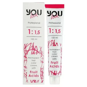 You Look Permanent Hair Color Cream With Fruit Acids Стійка кремова фарба з фруктовими кислотами