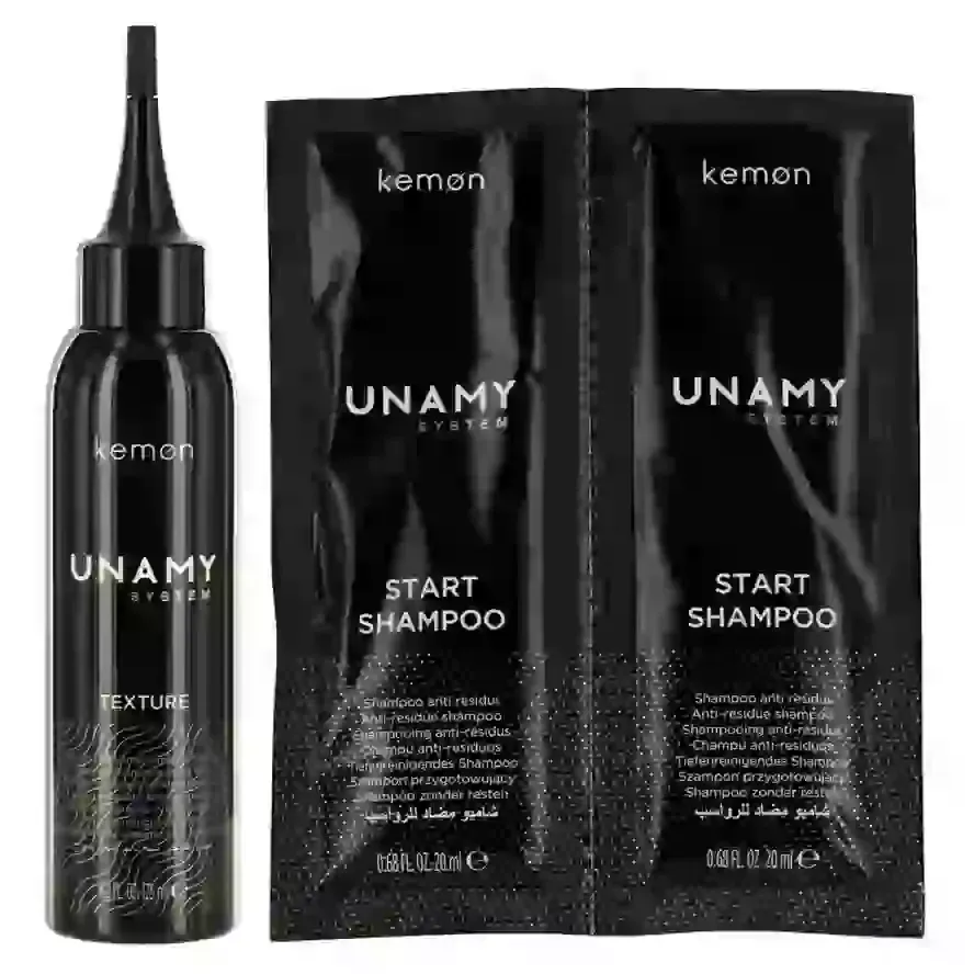Kemon Unamy Kit Texture Напівперманентна хімічна завивка без нейтралізатора 125/2х20 мл.