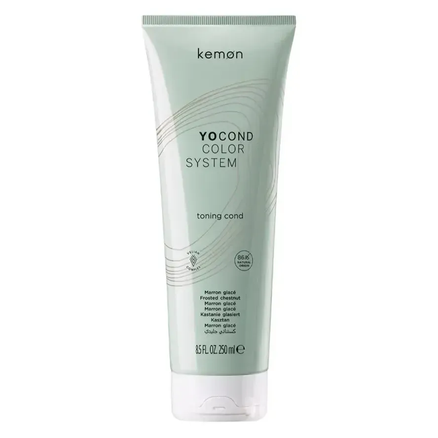Kemon Yo Cond Color System Marron Glace Тонуючий кондиціонер для волосся (глазурований каштан)