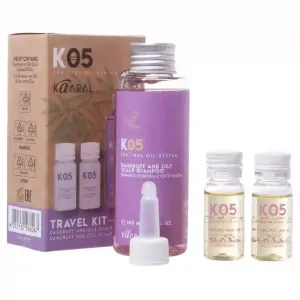 Kaaral K05 Travel Kit Dandruff And Oily Scalp Набір проти жирної лупи 100/2х10 мл.