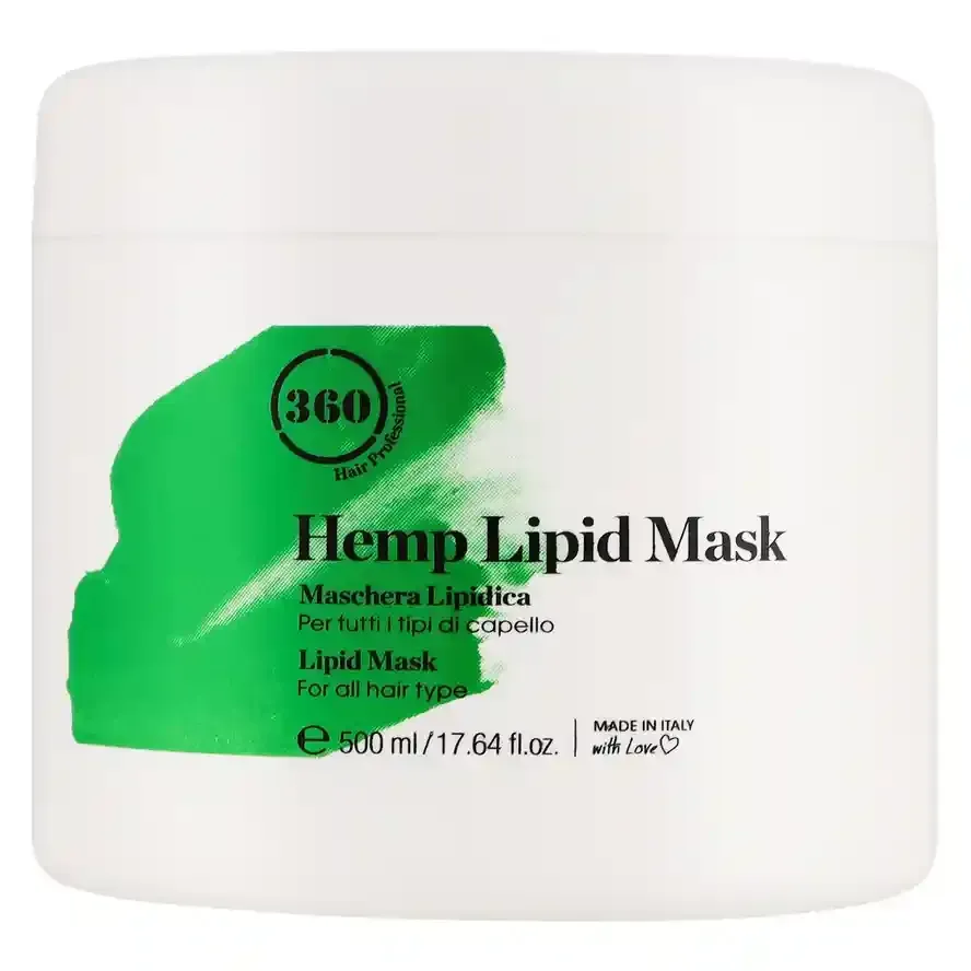 360 Hair Professional Hemp Lipid Mask Ліпідна маска для відновлення та живлення волосся