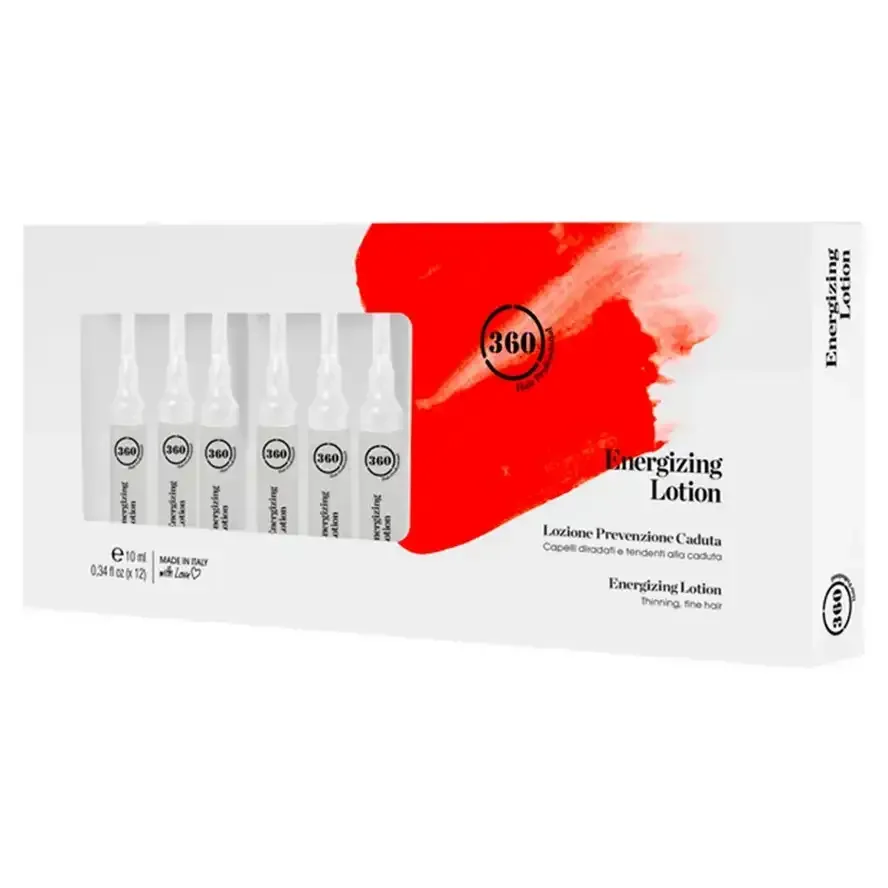 360 Hair Professional Energizing Lotion Енергетичний лосьйон в ампулах проти випадіння волосся