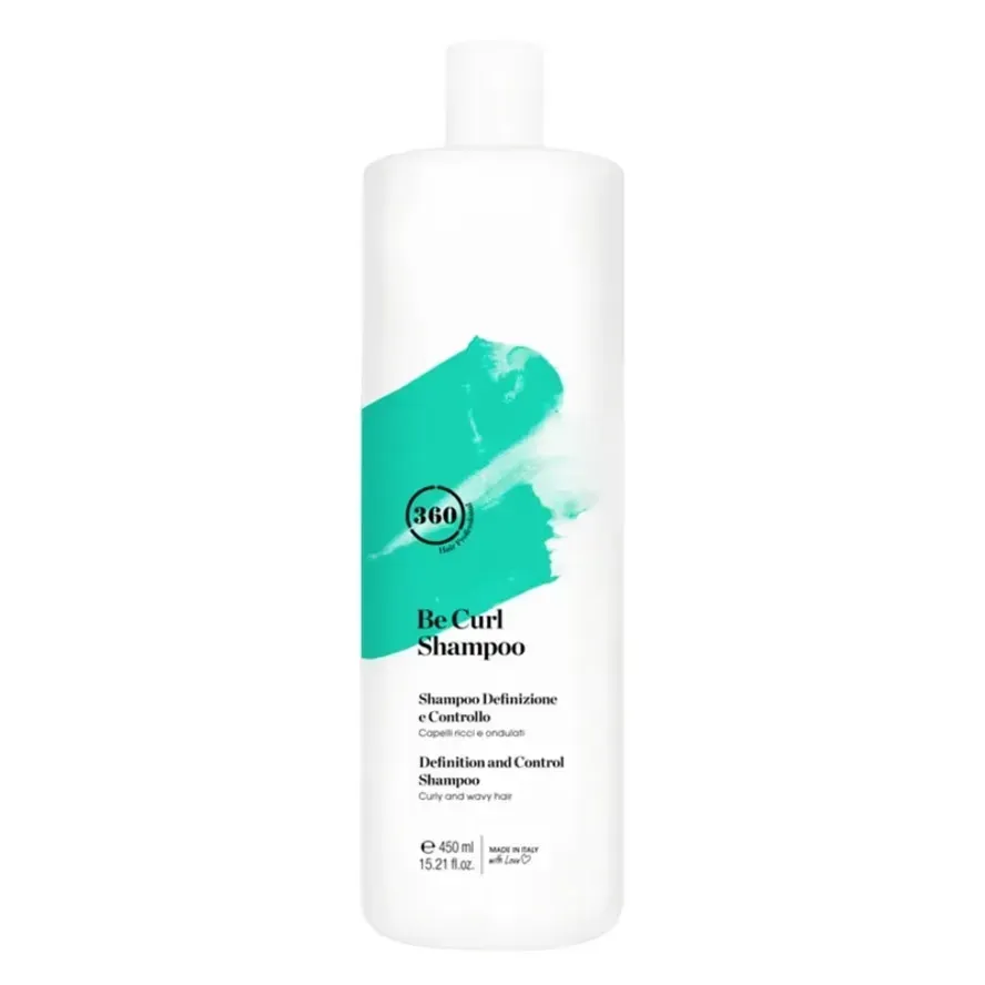 360 Hair Professional Be Curl Shampoo Дисциплінуючий шампунь для кучерявого та хвилястого волосся