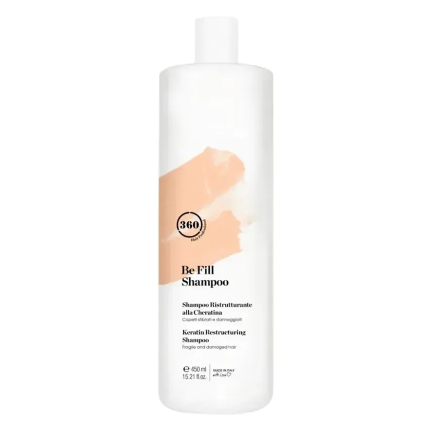 360 Hair Professional Be Fill Fragile And Damaged Hair Shampoo Шампунь для пошкодженого волосся з кератином